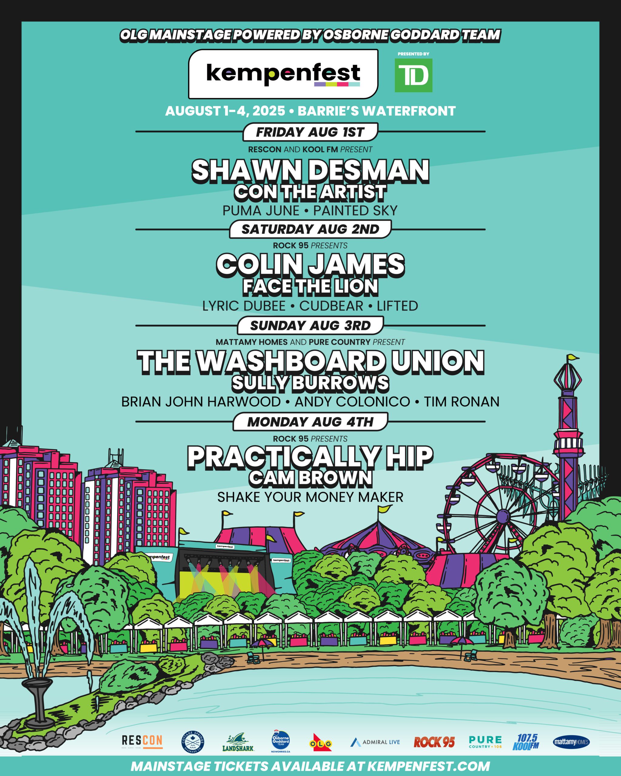Kempenfest Main Stage Poster 1080 x 1350 Revised-01